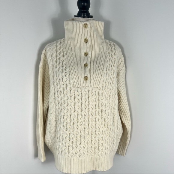 Hatch Sweaters - Hatch maternity Cable knit Jo sweater